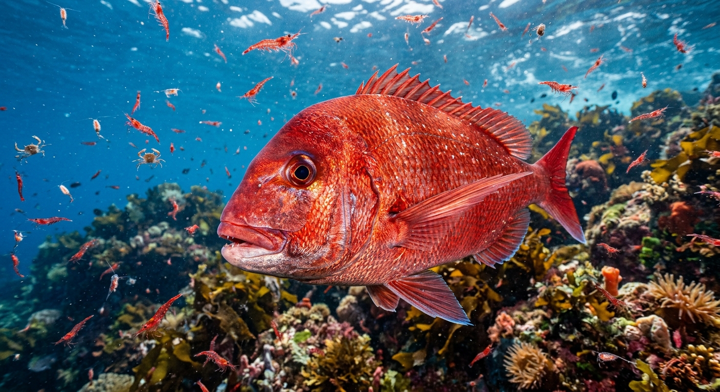真鯛が赤くなる理由とは?釣り堀で役立つ魚の習性と色の関係性