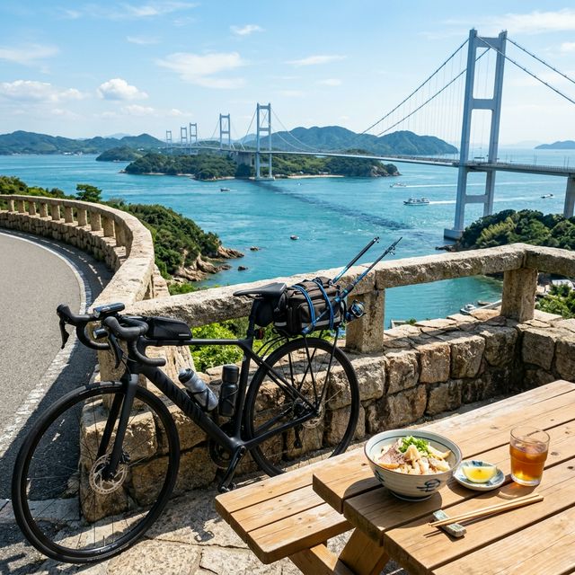 【しまなみ海道】施設の選び方からサイクリング・鯛めし・尾道まで完全ガイド