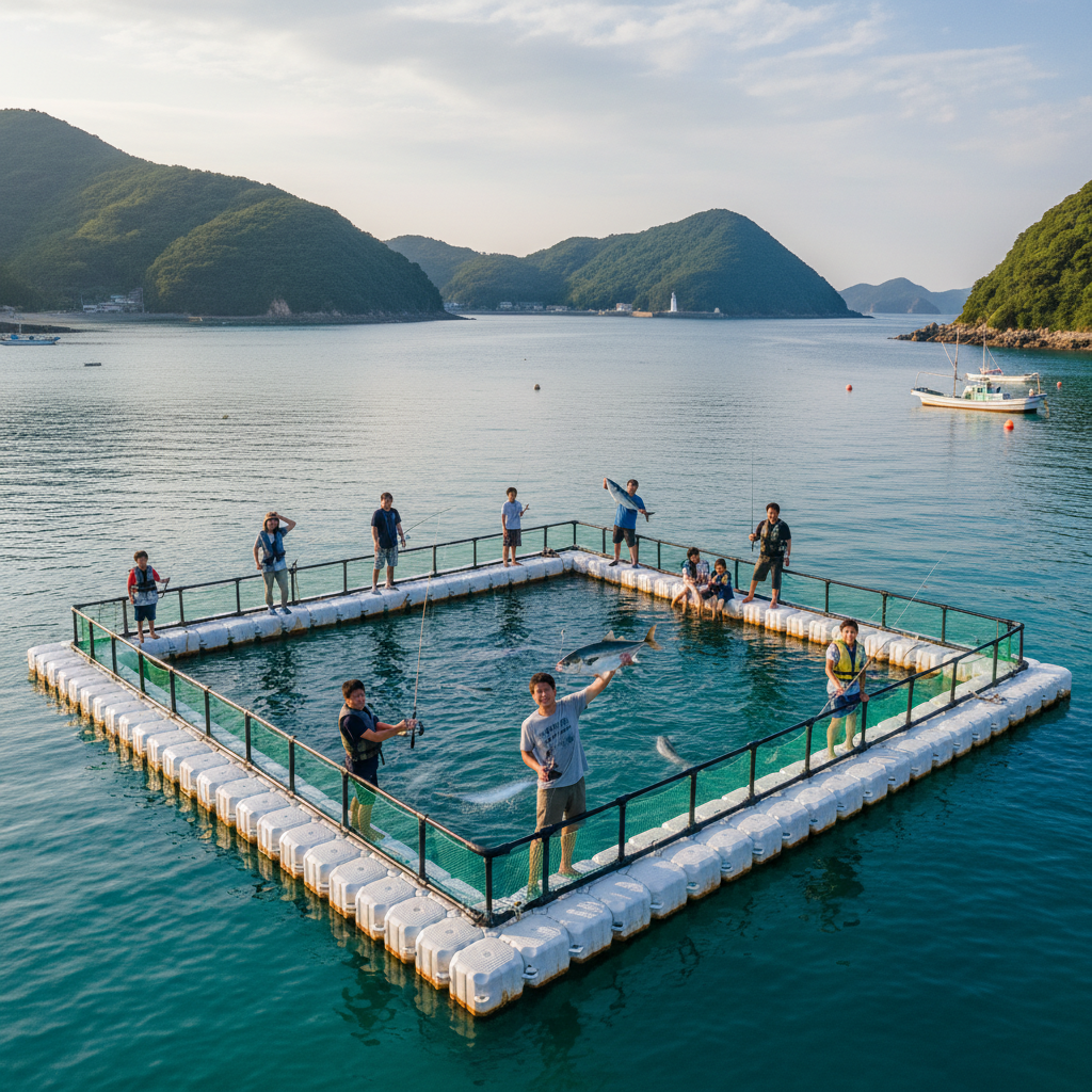 【福岡県】うみんぐ大島｜堤防620円〜・世界遺産の島で海上釣り堀＆堤防釣り
